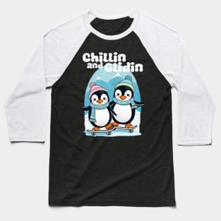 penguins Baseball T-Shirt